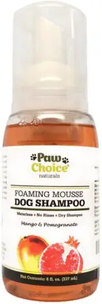 Paw choice foaming mousse